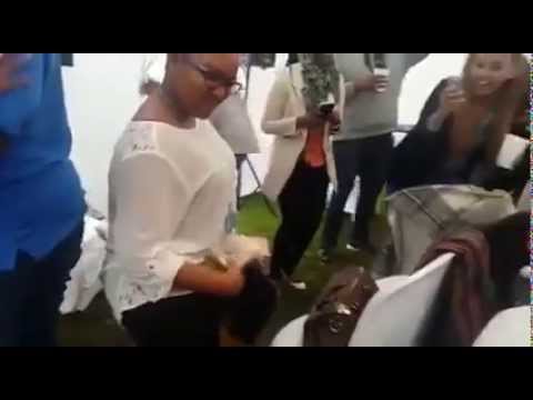 Andrew Kabogo Celebrating Winning Millions